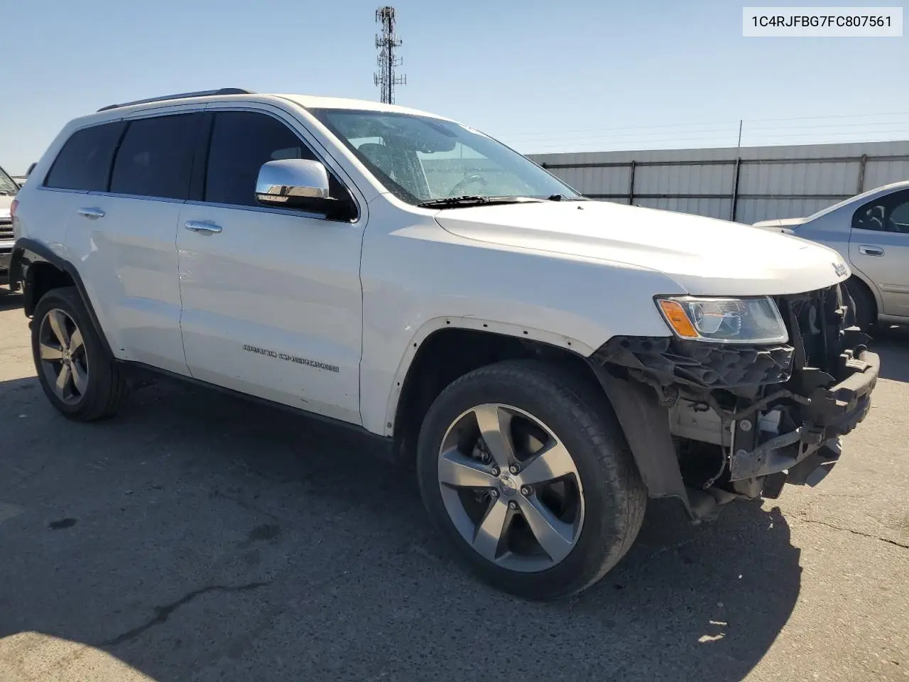 2015 Jeep Grand Cherokee Limited VIN: 1C4RJFBG7FC807561 Lot: 65595835