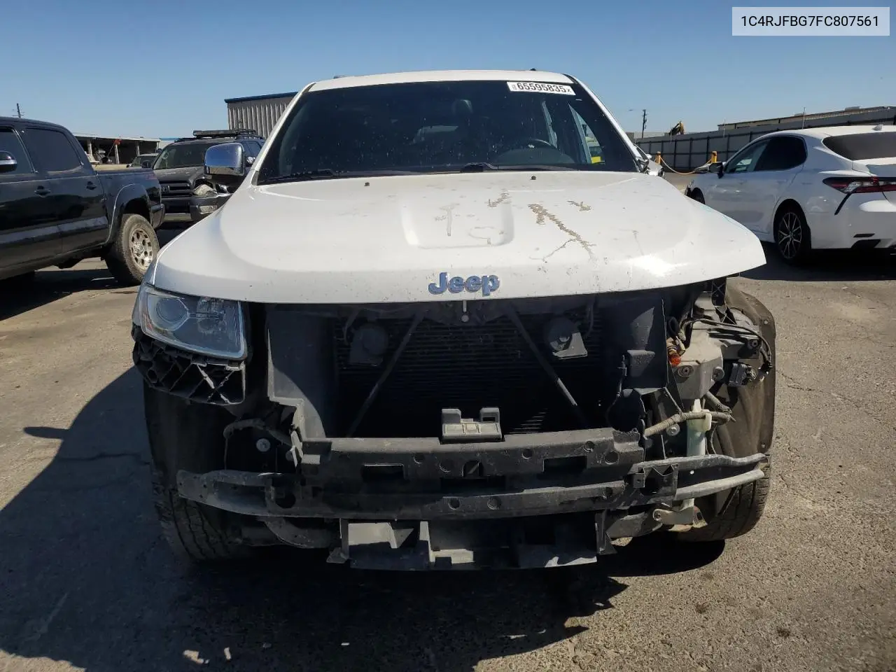 2015 Jeep Grand Cherokee Limited VIN: 1C4RJFBG7FC807561 Lot: 65595835