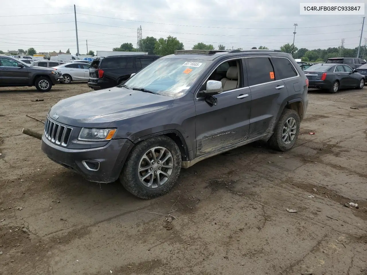 2015 Jeep Grand Cherokee Limited VIN: 1C4RJFBG8FC933847 Lot: 65716685