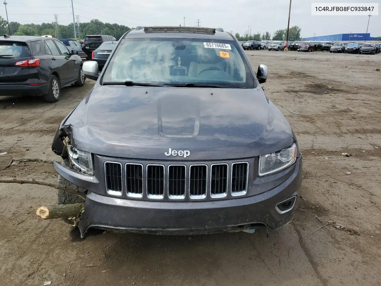 2015 Jeep Grand Cherokee Limited VIN: 1C4RJFBG8FC933847 Lot: 65716685