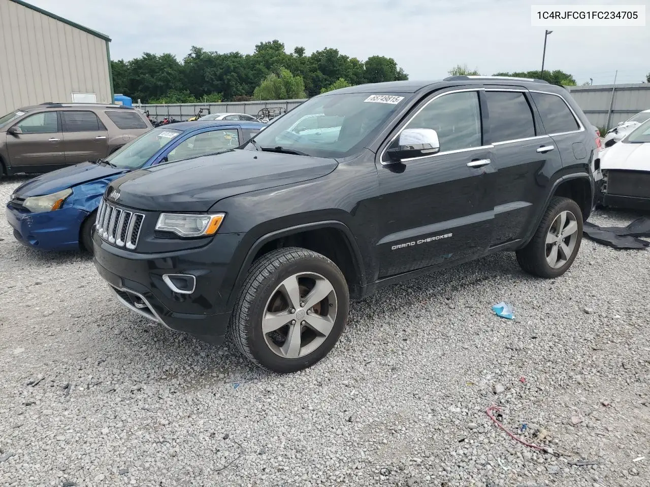 2015 Jeep Grand Cherokee Overland VIN: 1C4RJFCG1FC234705 Lot: 65749815