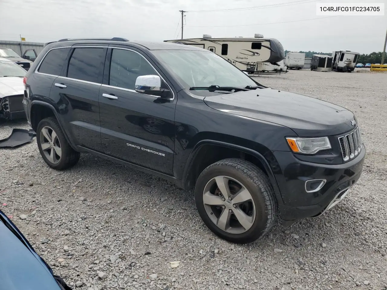 2015 Jeep Grand Cherokee Overland VIN: 1C4RJFCG1FC234705 Lot: 65749815