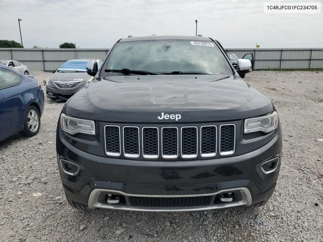 2015 Jeep Grand Cherokee Overland VIN: 1C4RJFCG1FC234705 Lot: 65749815