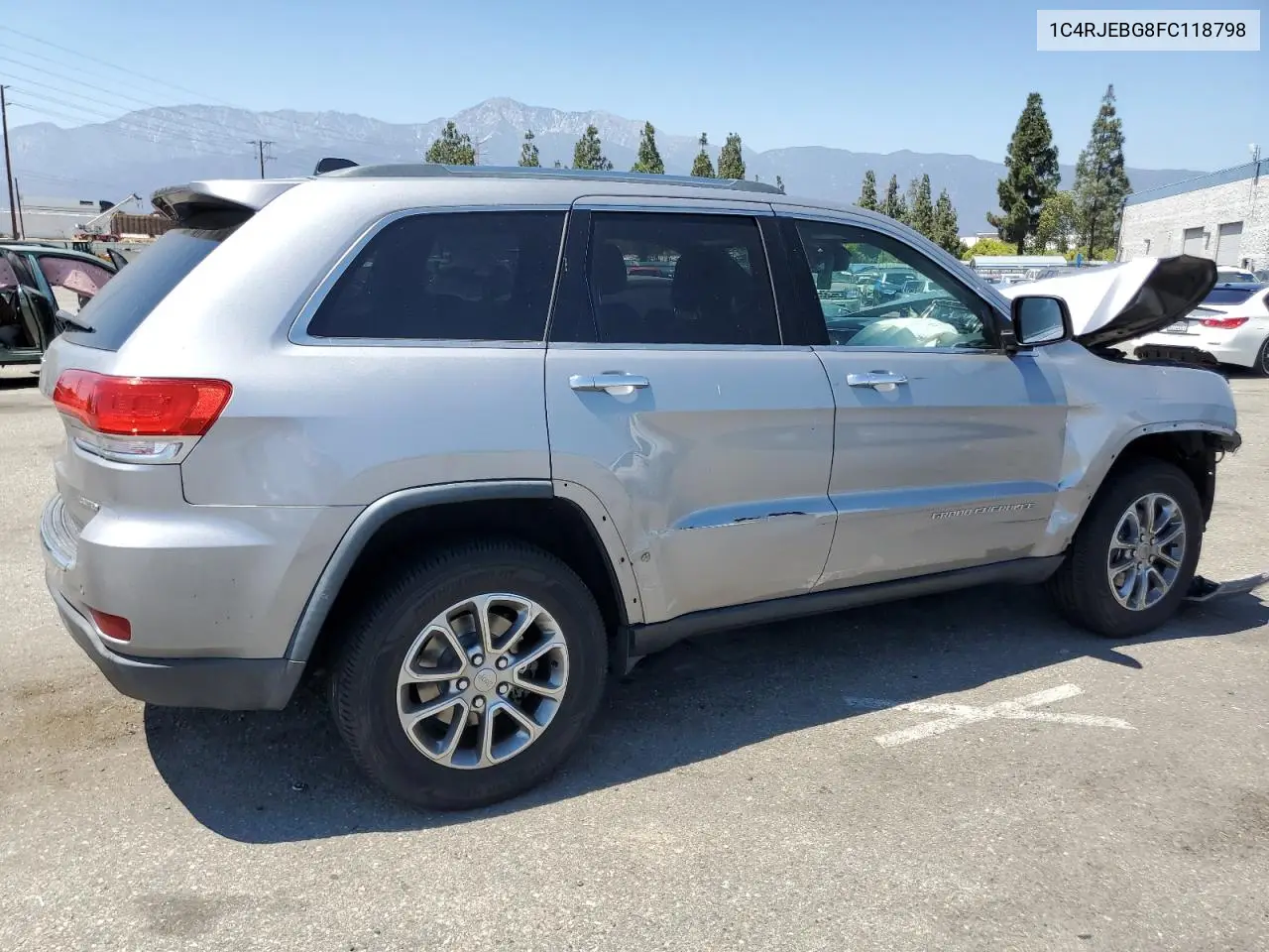 2015 Jeep Grand Cherokee Limited VIN: 1C4RJEBG8FC118798 Lot: 66047835