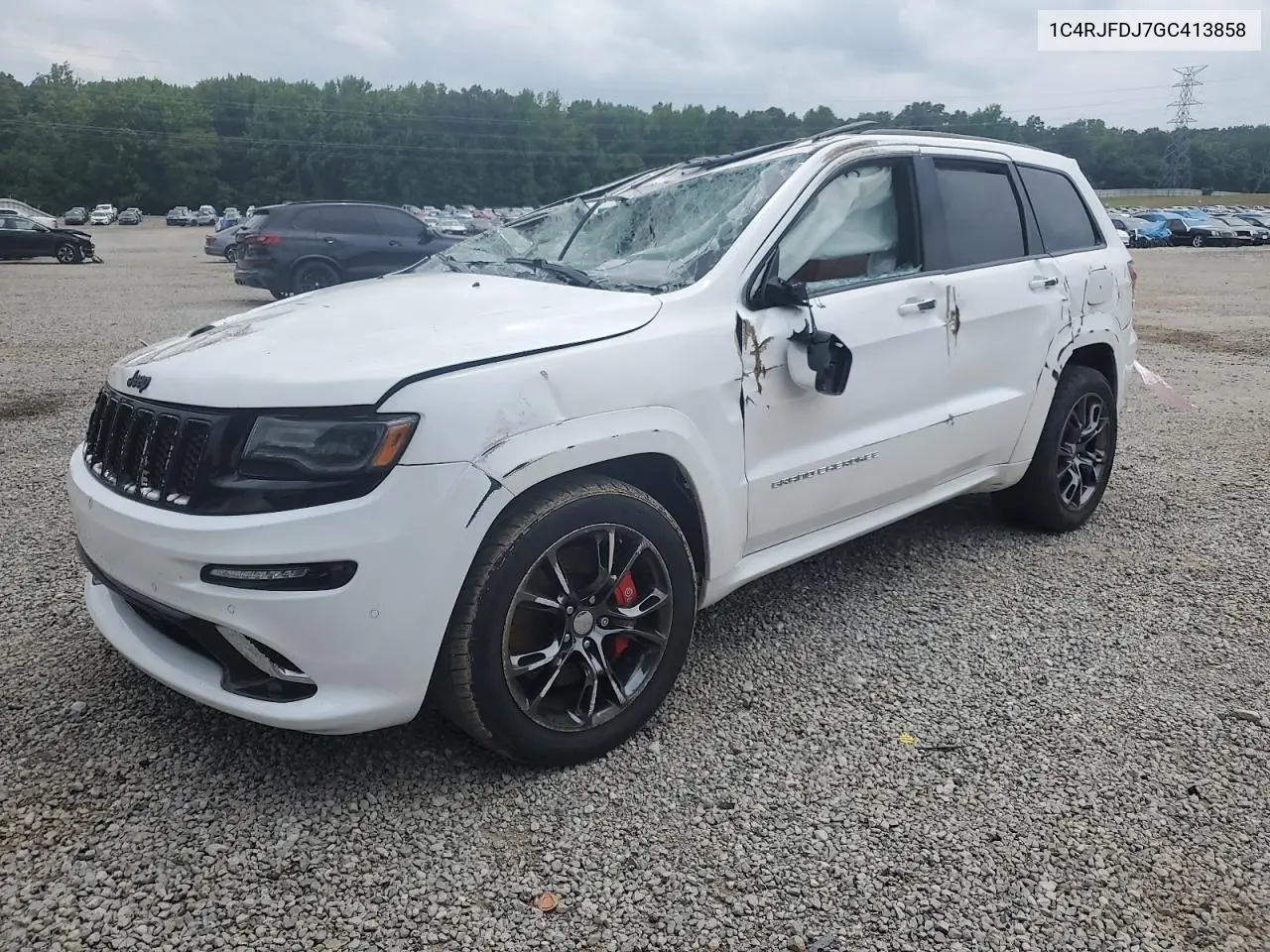 2016 Jeep Grand Cherokee Srt-8 VIN: 1C4RJFDJ7GC413858 Lot: 57406255
