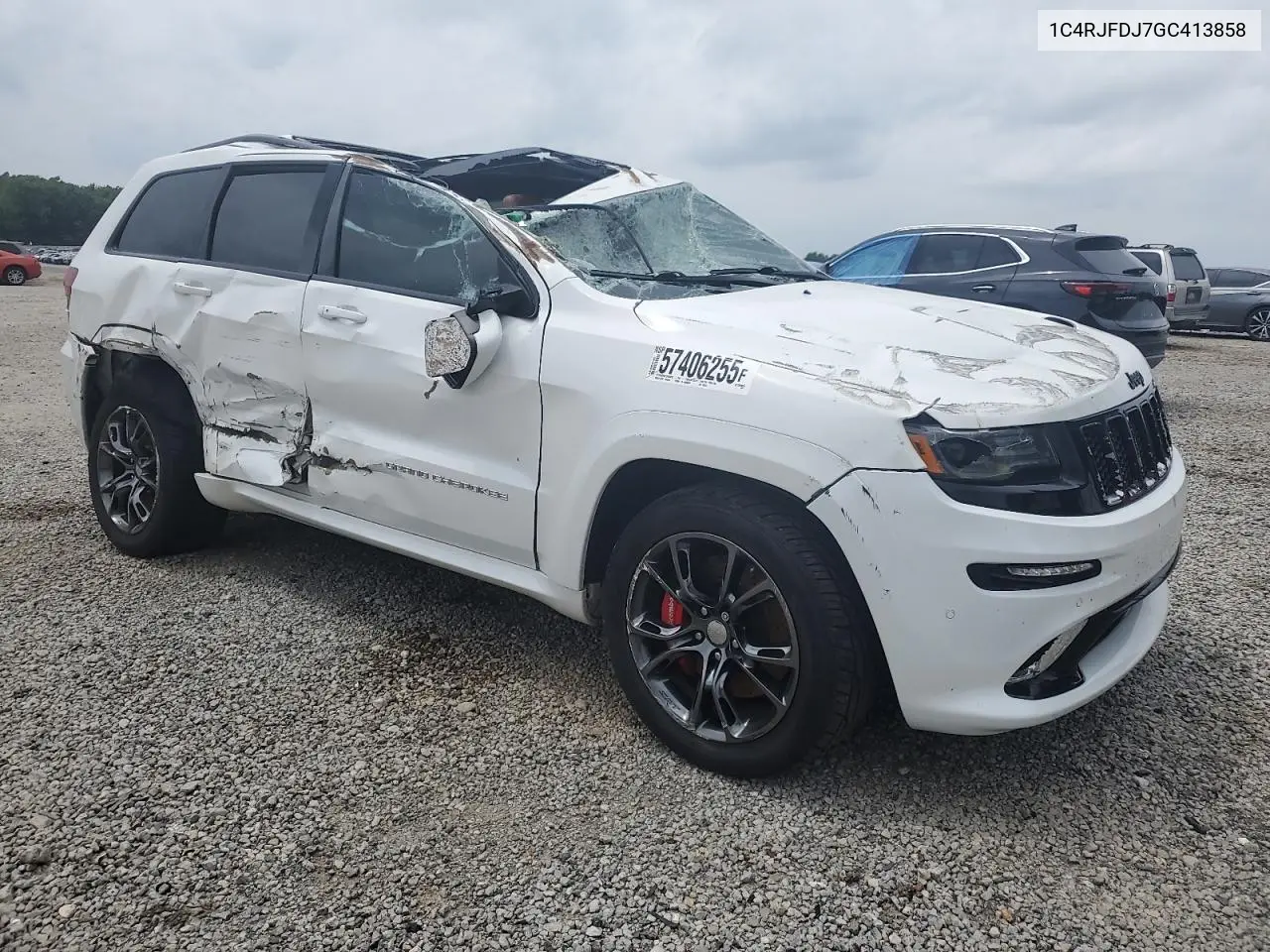 2016 Jeep Grand Cherokee Srt-8 VIN: 1C4RJFDJ7GC413858 Lot: 57406255