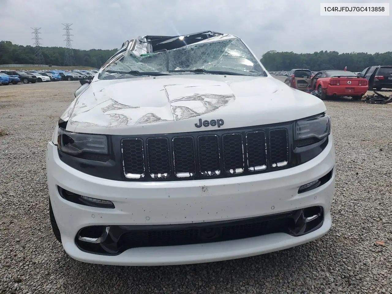 2016 Jeep Grand Cherokee Srt-8 VIN: 1C4RJFDJ7GC413858 Lot: 57406255