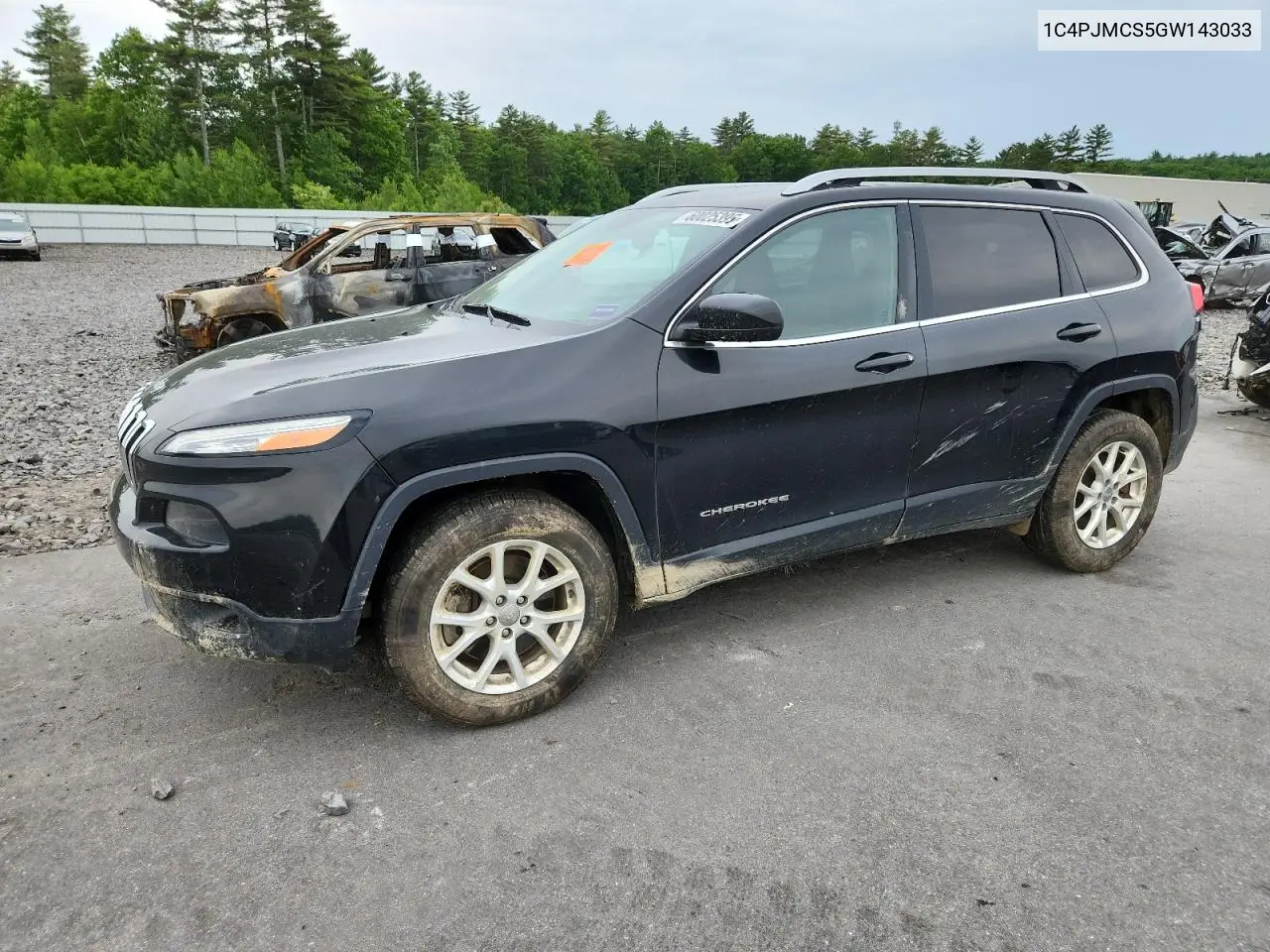 2016 Jeep Cherokee Latitude VIN: 1C4PJMCS5GW143033 Lot: 60025395