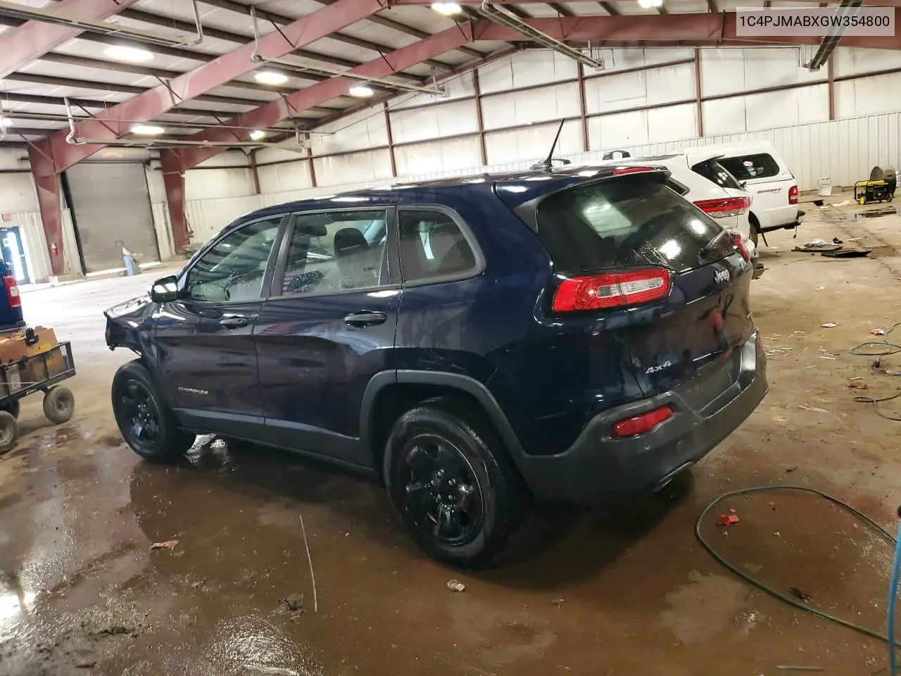 2016 Jeep Cherokee Sport VIN: 1C4PJMABXGW354800 Lot: 62473035