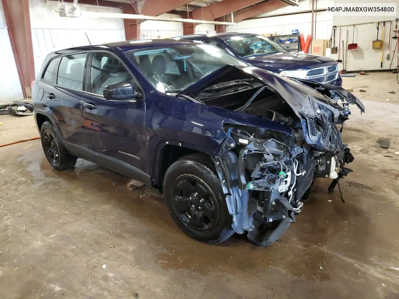 2016 Jeep Cherokee Sport VIN: 1C4PJMABXGW354800 Lot: 62473035