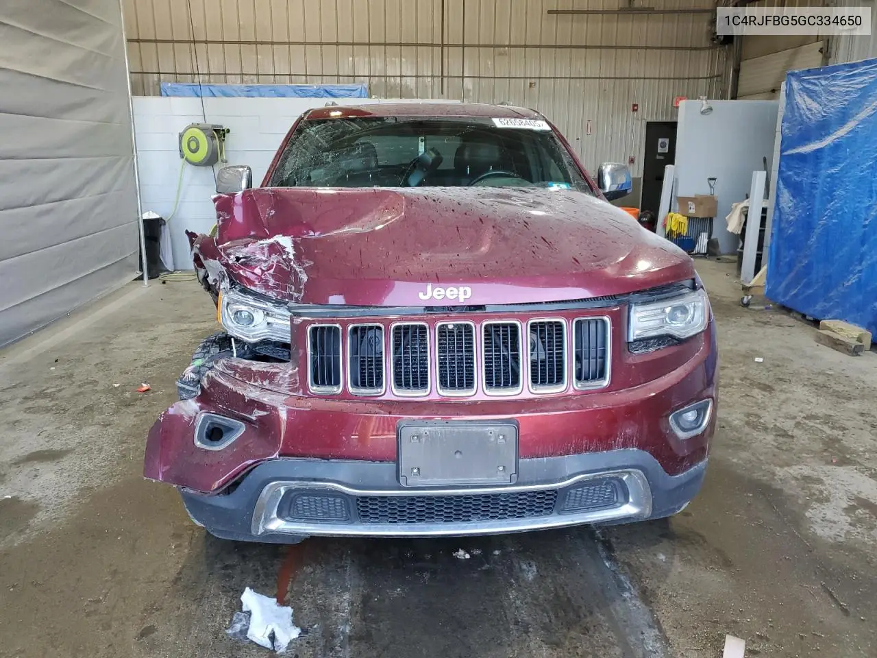 2016 Jeep Grand Cherokee Limited VIN: 1C4RJFBG5GC334650 Lot: 62658405
