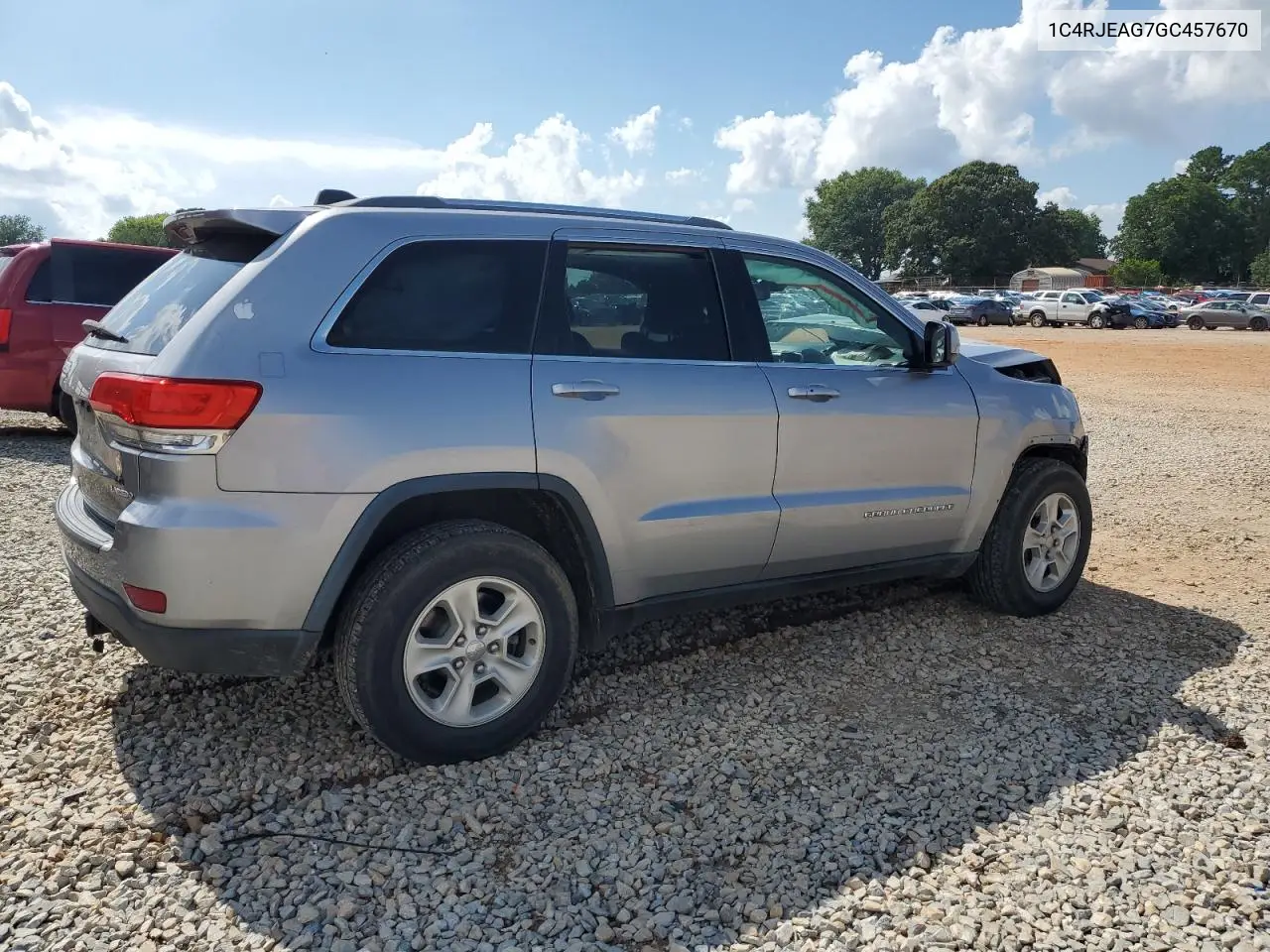 2016 Jeep Grand Cherokee Laredo VIN: 1C4RJEAG7GC457670 Lot: 63065175