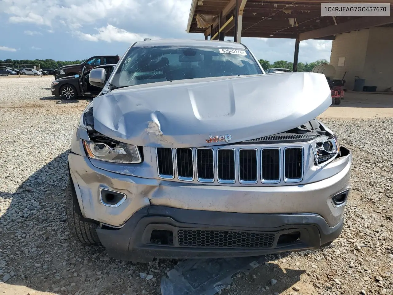 2016 Jeep Grand Cherokee Laredo VIN: 1C4RJEAG7GC457670 Lot: 63065175