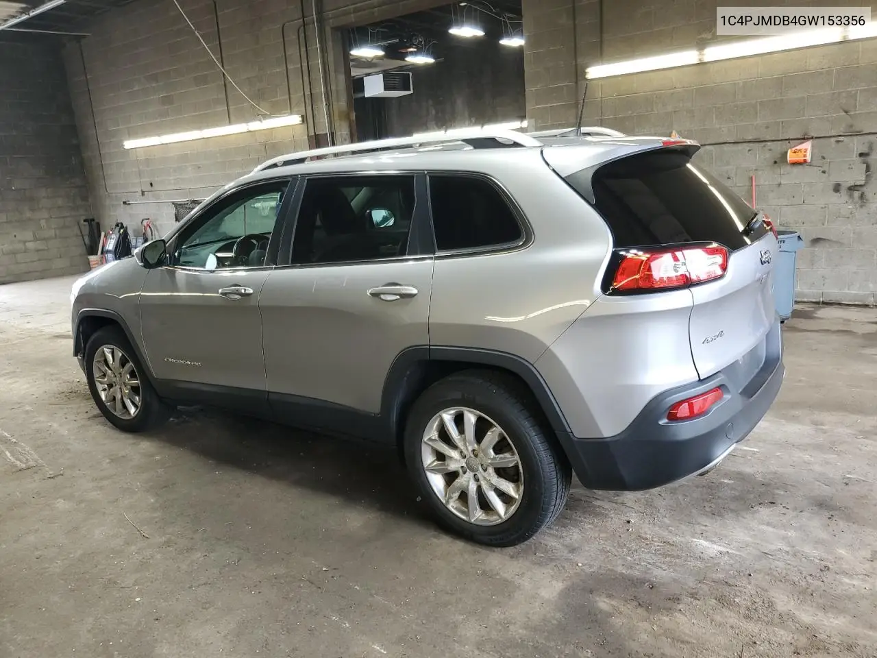 2016 Jeep Cherokee Limited VIN: 1C4PJMDB4GW153356 Lot: 63284475