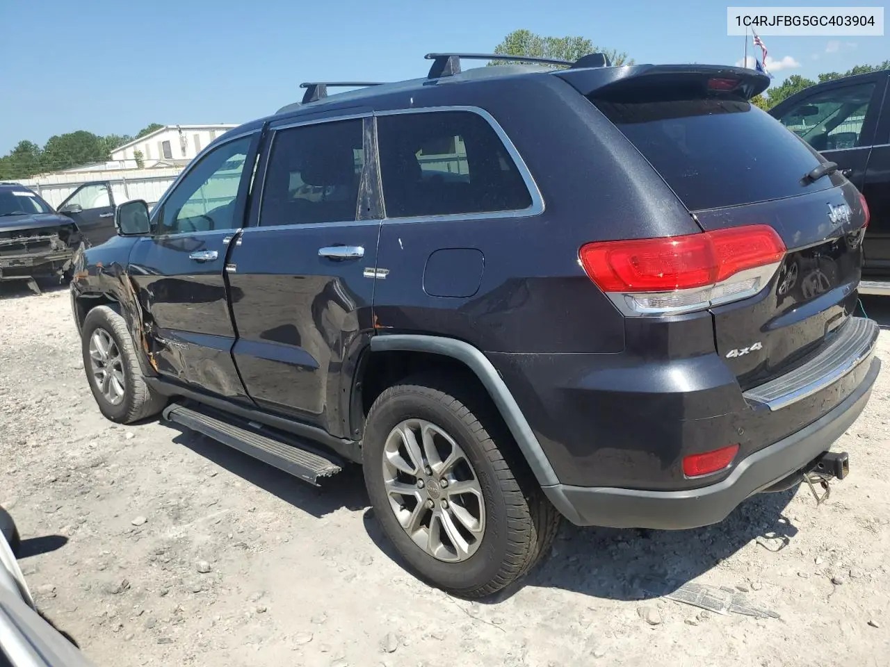 2016 Jeep Grand Cherokee Limited VIN: 1C4RJFBG5GC403904 Lot: 64147845