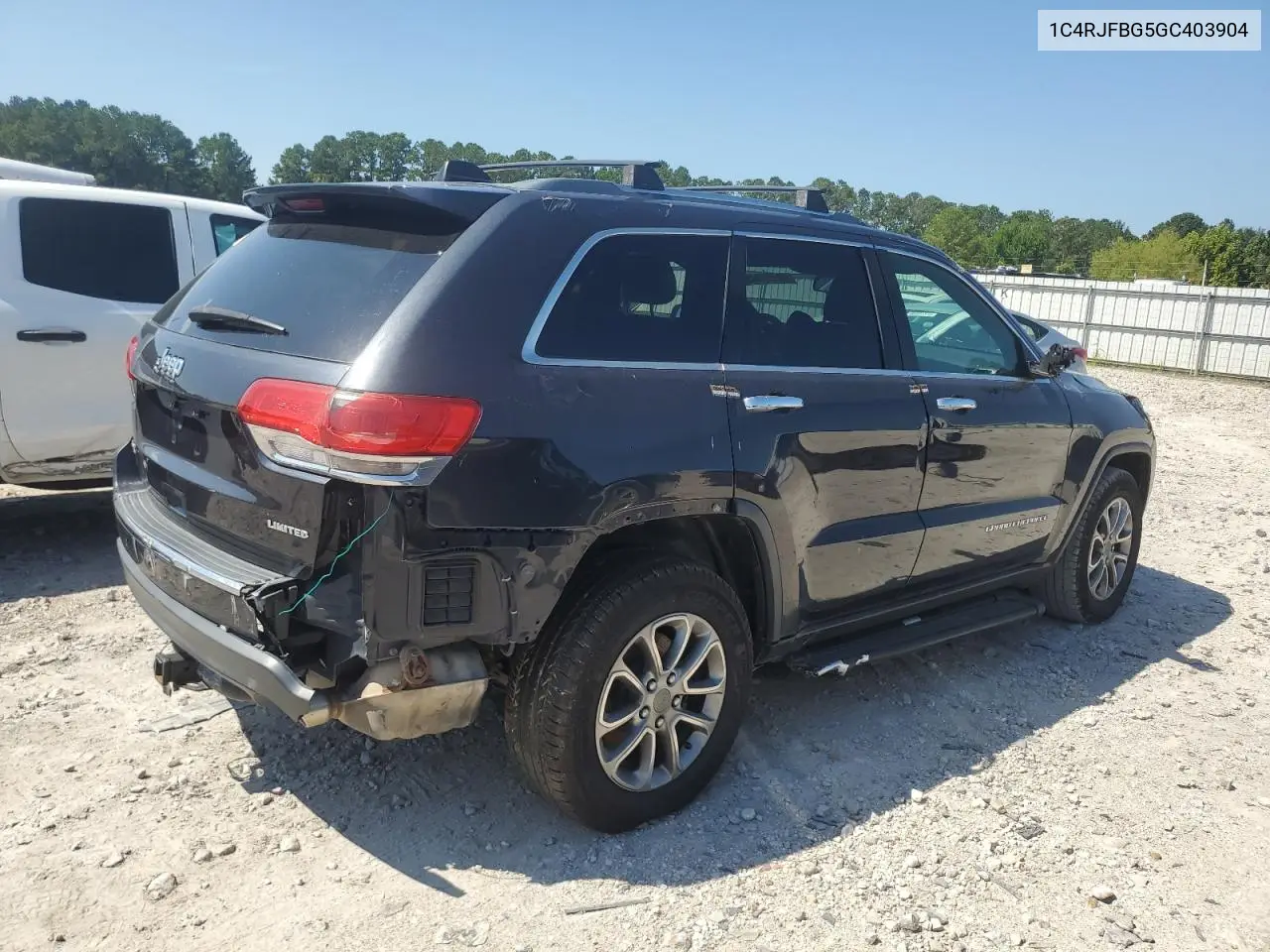 2016 Jeep Grand Cherokee Limited VIN: 1C4RJFBG5GC403904 Lot: 64147845
