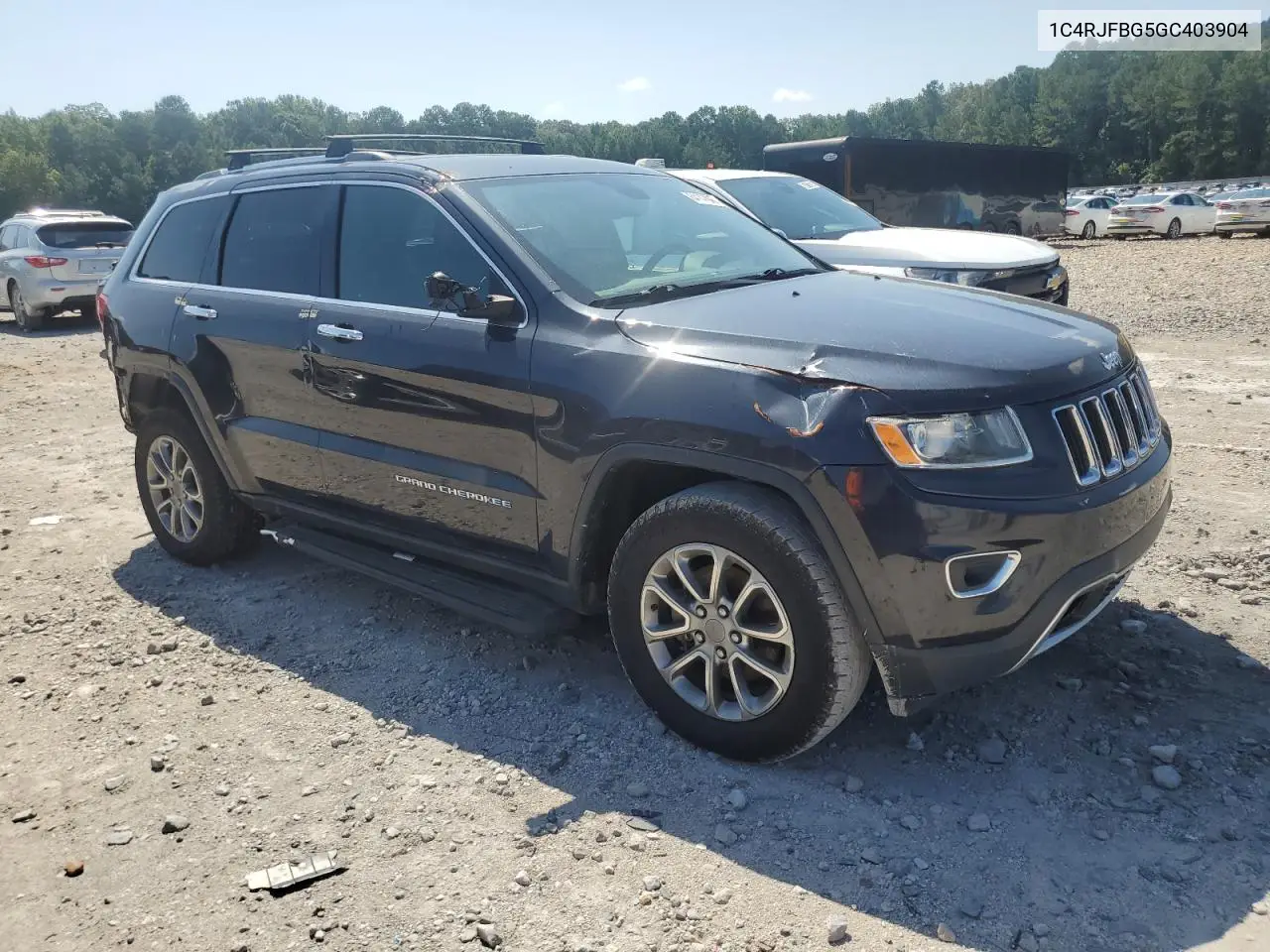 2016 Jeep Grand Cherokee Limited VIN: 1C4RJFBG5GC403904 Lot: 64147845