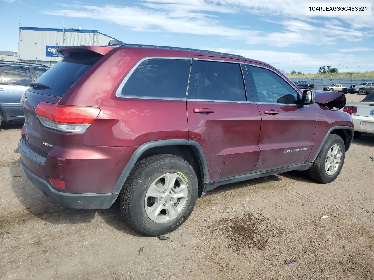 2016 Jeep Grand Cherokee Laredo VIN: 1C4RJEAG3GC453521 Lot: 65282905