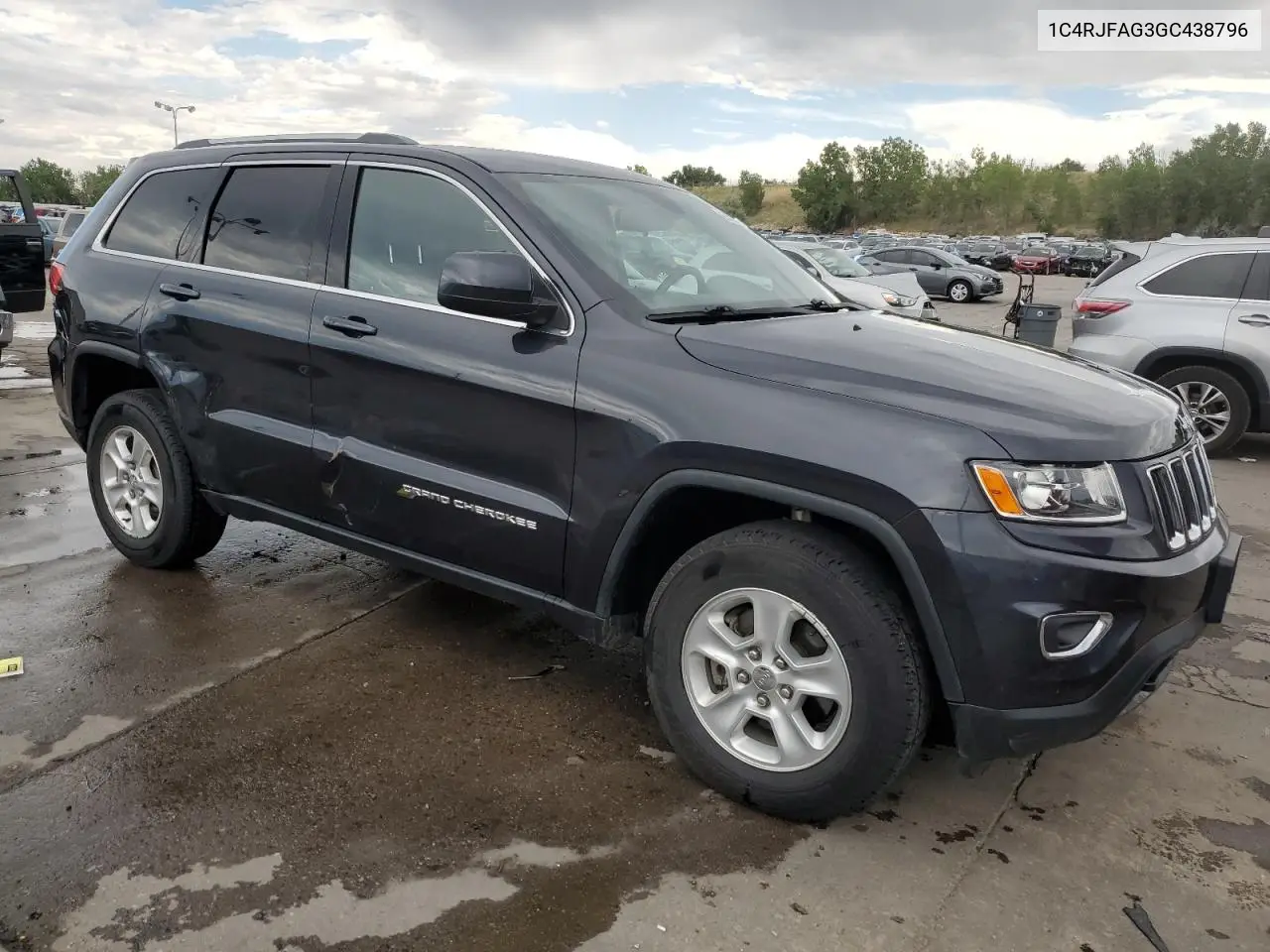 2016 Jeep Grand Cherokee Laredo VIN: 1C4RJFAG3GC438796 Lot: 65562335