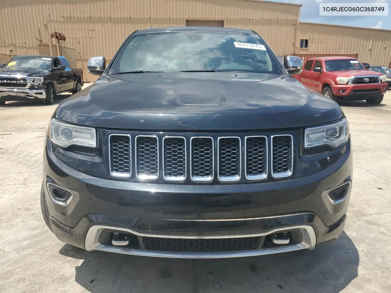 2016 Jeep Grand Cherokee Overland VIN: 1C4RJECG6GC368749 Lot: 65573475