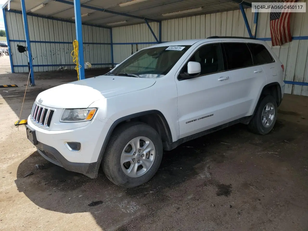 2016 Jeep Grand Cherokee Laredo VIN: 1C4RJFAG6GC450117 Lot: 65635825