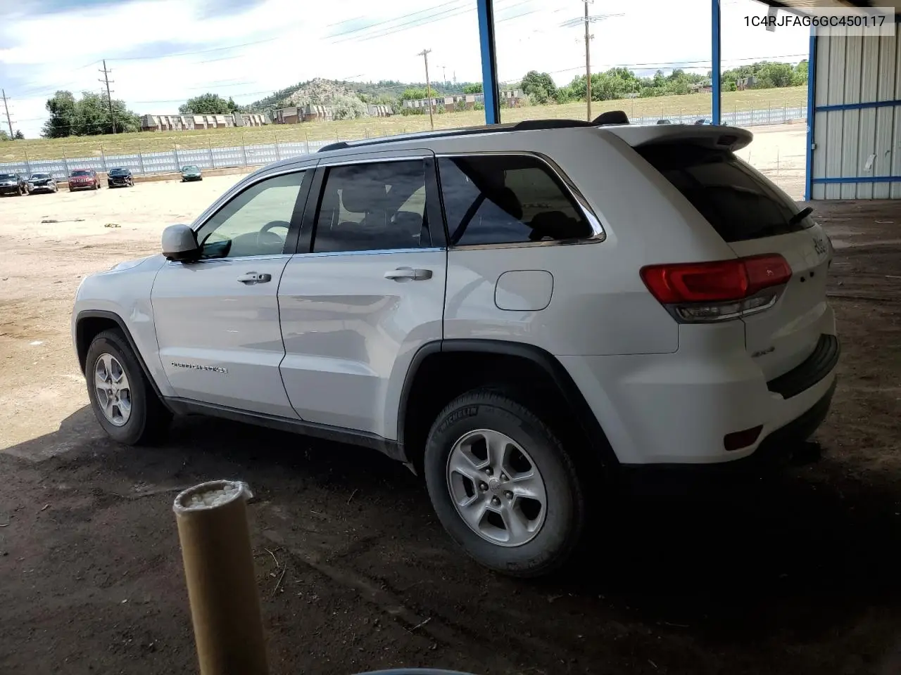 2016 Jeep Grand Cherokee Laredo VIN: 1C4RJFAG6GC450117 Lot: 65635825
