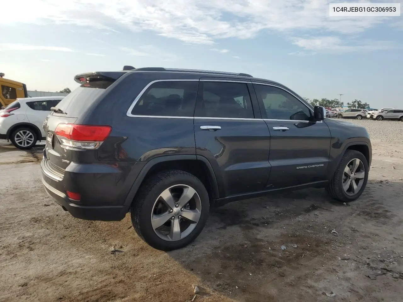 2016 Jeep Grand Cherokee Limited VIN: 1C4RJEBG1GC306953 Lot: 65899655