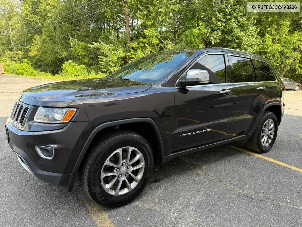 2016 Jeep Grand Cherokee Limited VIN: 1C4RJFBG3GC498236 Lot: 66247235