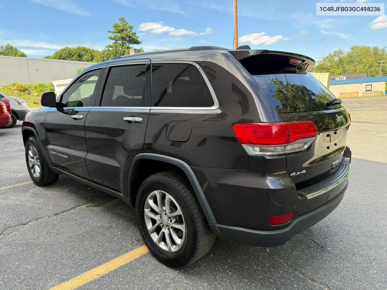 2016 Jeep Grand Cherokee Limited VIN: 1C4RJFBG3GC498236 Lot: 66247235