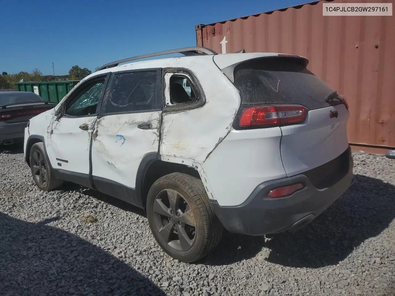 2016 Jeep Cherokee Latitude VIN: 1C4PJLCB2GW297161 Lot: 76263284