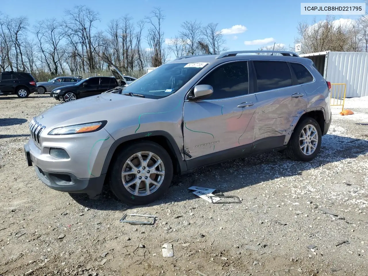 1c4pjlcb8hd221795 1C4PJLCB8HD221795 2017 Jeep Cherokee Latitude