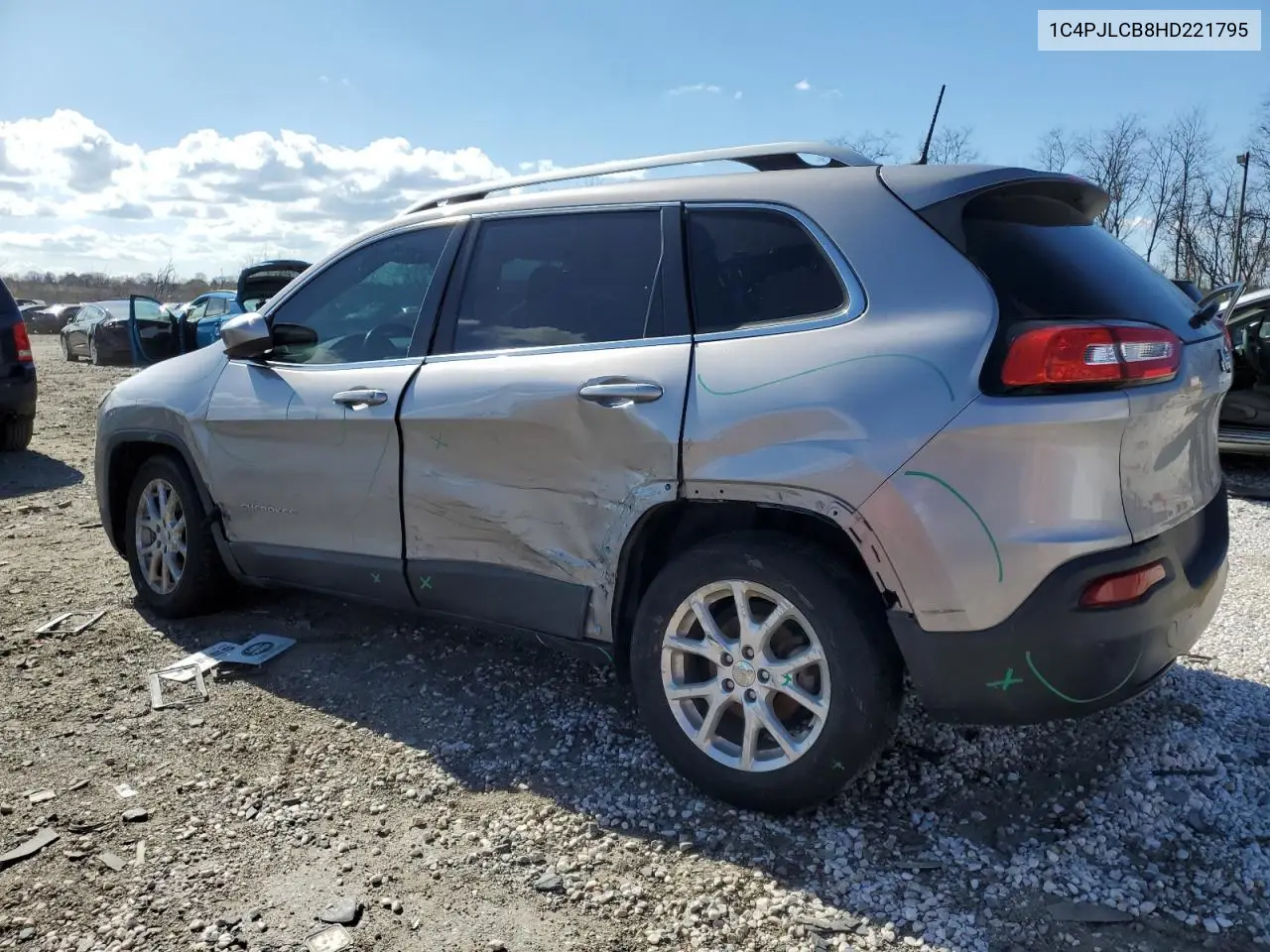 1c4pjlcb8hd221795 1C4PJLCB8HD221795 2017 Jeep Cherokee Latitude