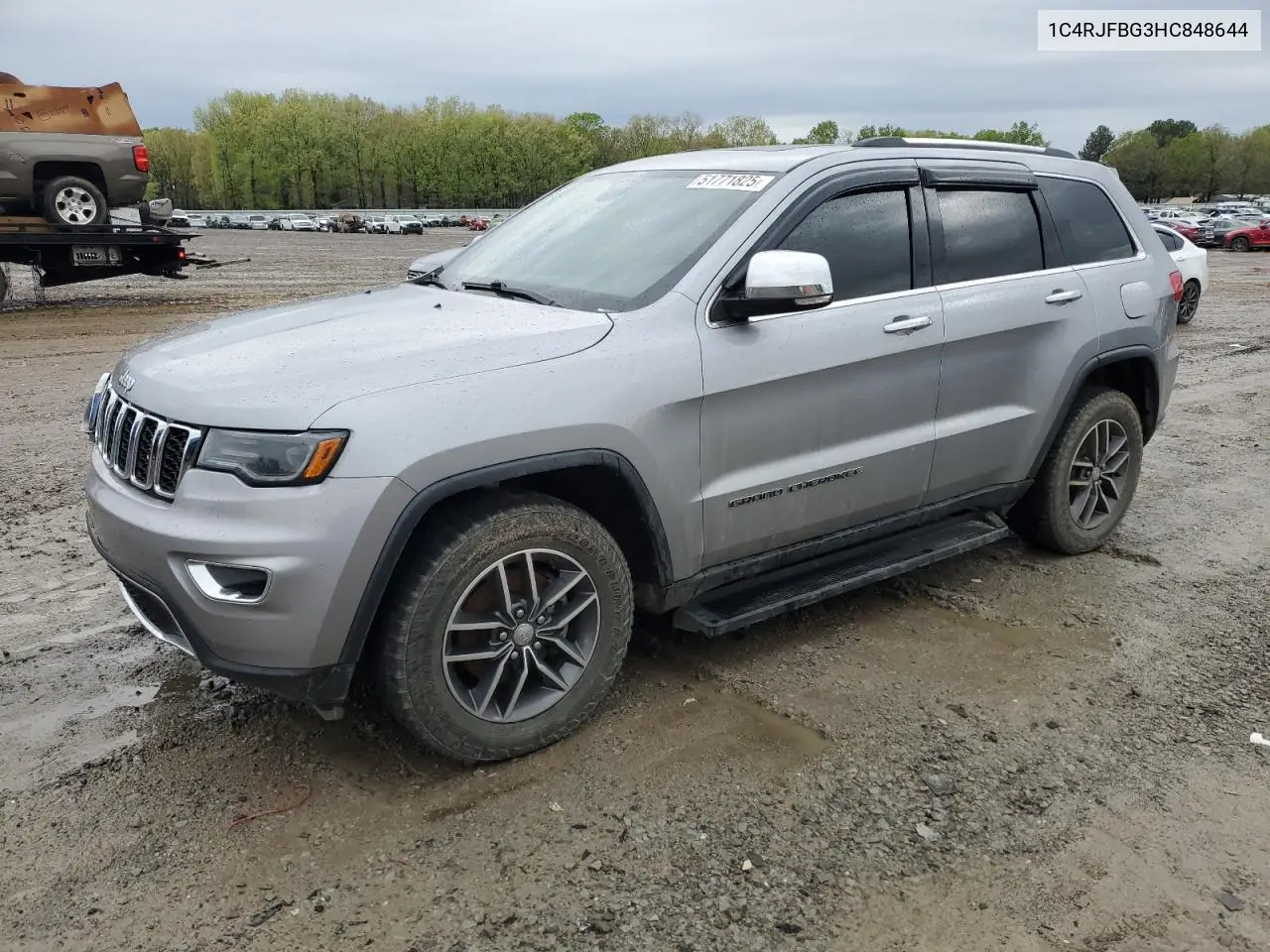 2017 Jeep Grand Cherokee Limited VIN: 1C4RJFBG3HC848644 Lot: 51771825