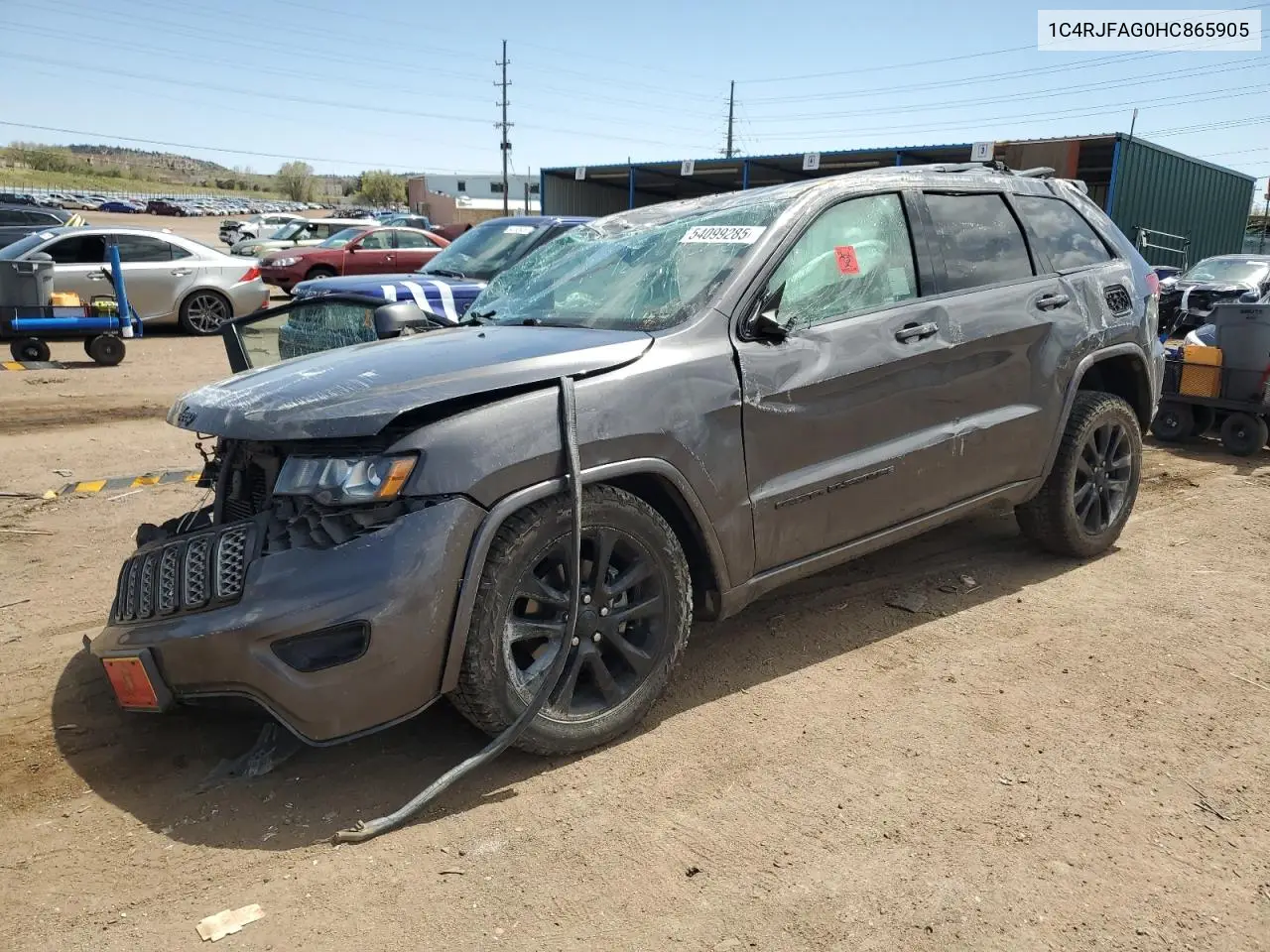 1c4rjfag0hc865905 1C4RJFAG0HC865905 2017 Jeep Grand Cherokee Laredo