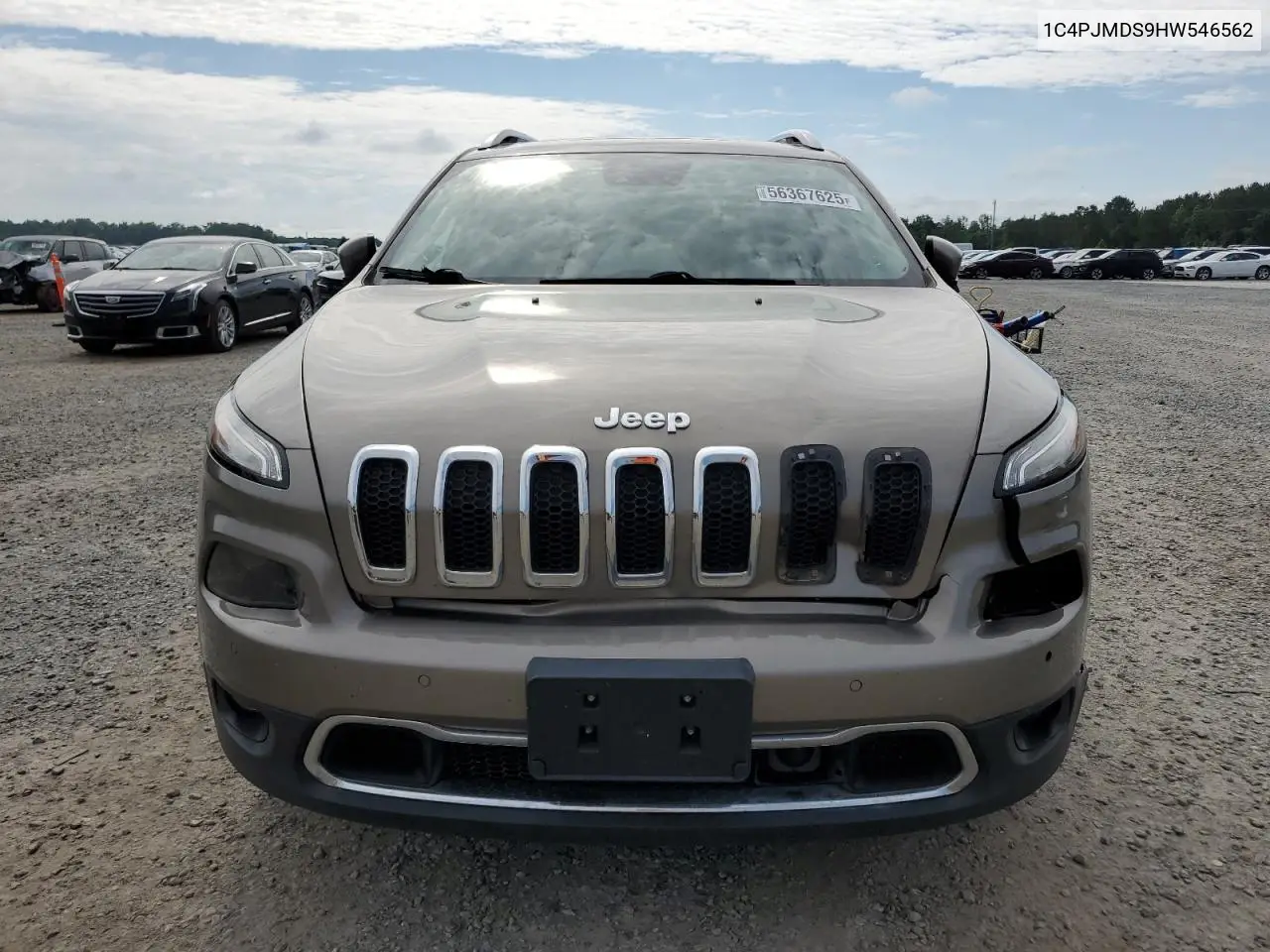 2017 Jeep Cherokee Limited VIN: 1C4PJMDS9HW546562 Lot: 56367625