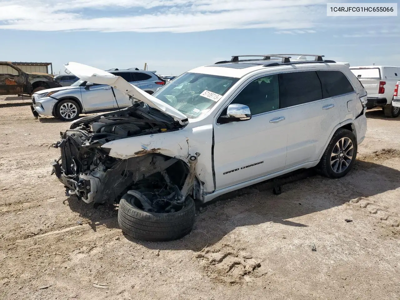 1c4rjfcg1hc655066 1C4RJFCG1HC655066 2017 Jeep Grand Cherokee Overland