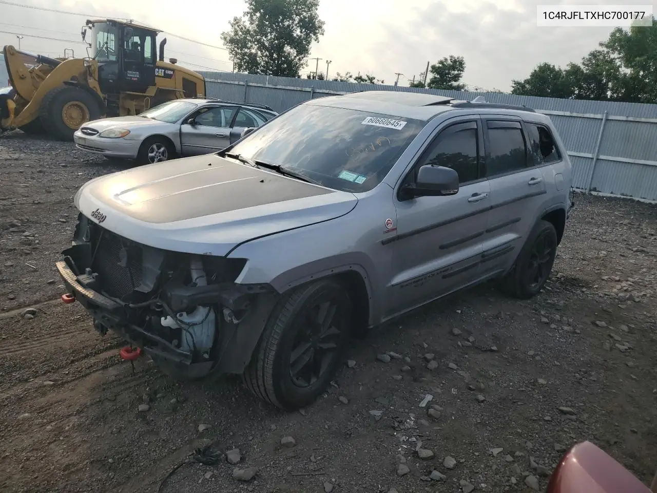2017 Jeep Grand Cherokee Trailhawk VIN: 1C4RJFLTXHC700177 Lot: 60660645