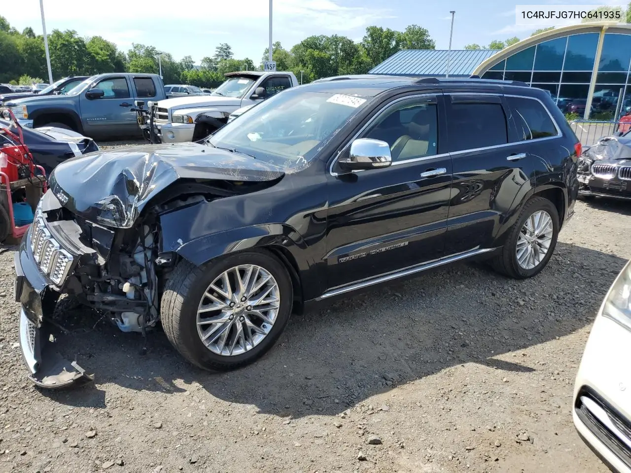 1c4rjfjg7hc641935 1C4RJFJG7HC641935 2017 Jeep Grand Cherokee Summit