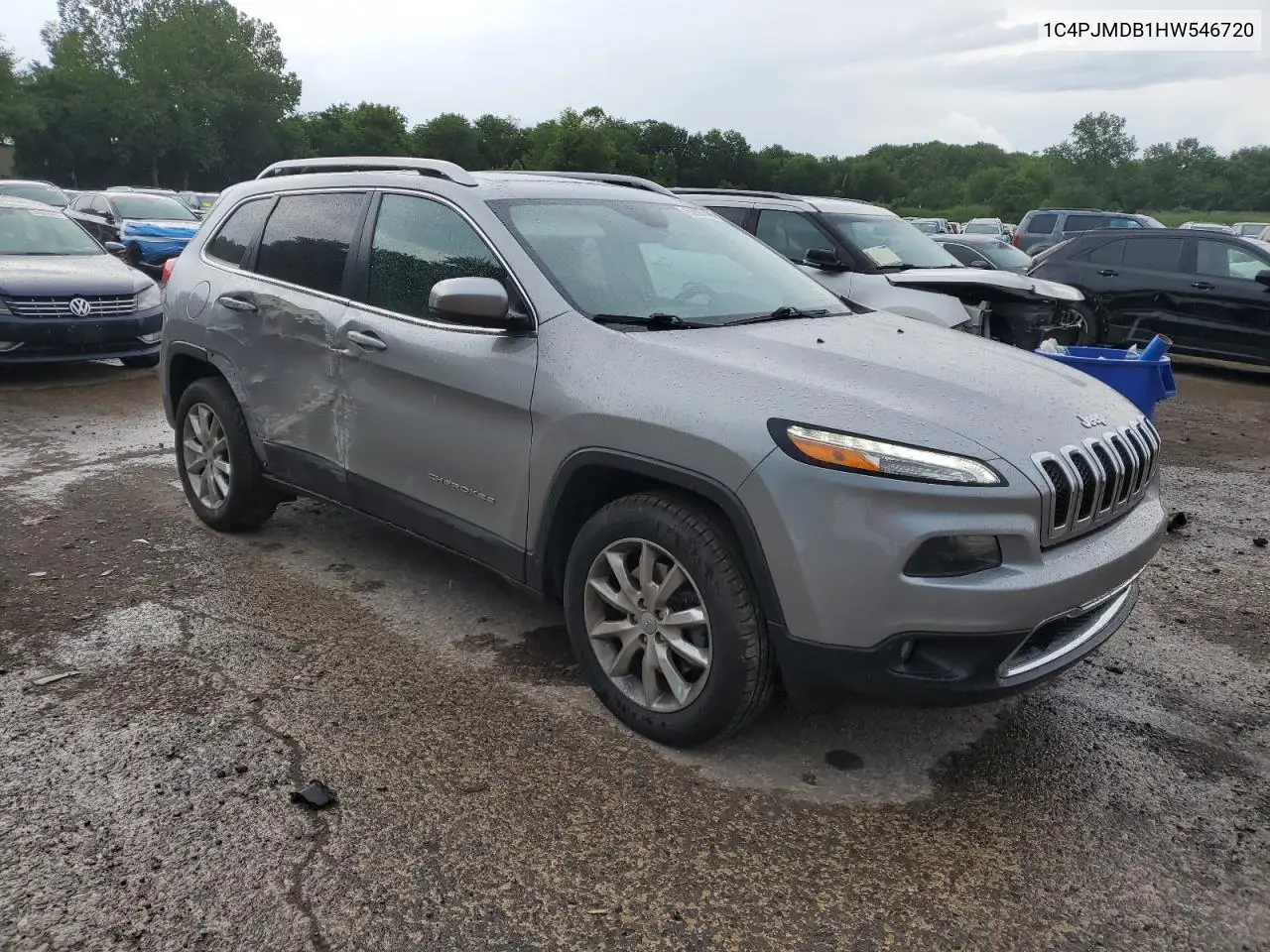 2017 Jeep Cherokee Limited VIN: 1C4PJMDB1HW546720 Lot: 62867905