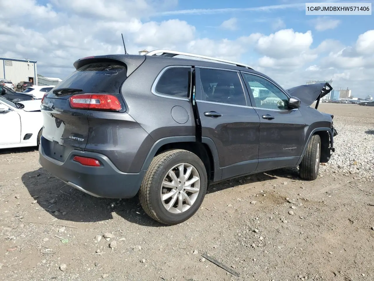 1c4pjmdbxhw571406 1C4PJMDBXHW571406 2017 Jeep Cherokee Limited