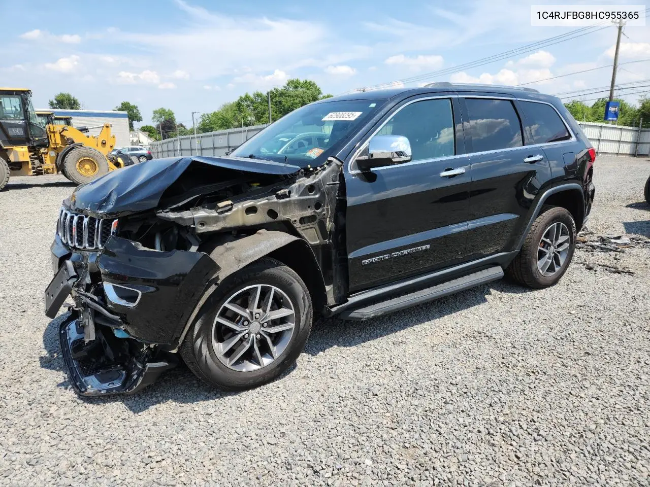 2017 Jeep Grand Cherokee Limited VIN: 1C4RJFBG8HC955365 Lot: 62906295