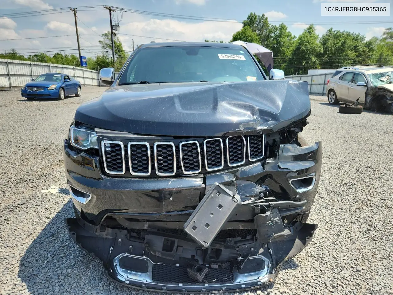 2017 Jeep Grand Cherokee Limited VIN: 1C4RJFBG8HC955365 Lot: 62906295