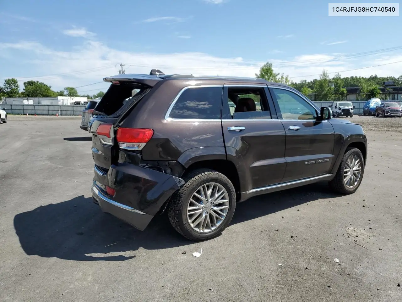 2017 Jeep Grand Cherokee Summit VIN: 1C4RJFJG8HC740540 Lot: 62989135
