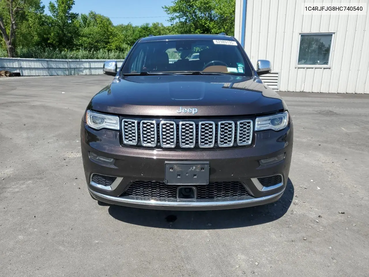 2017 Jeep Grand Cherokee Summit VIN: 1C4RJFJG8HC740540 Lot: 62989135