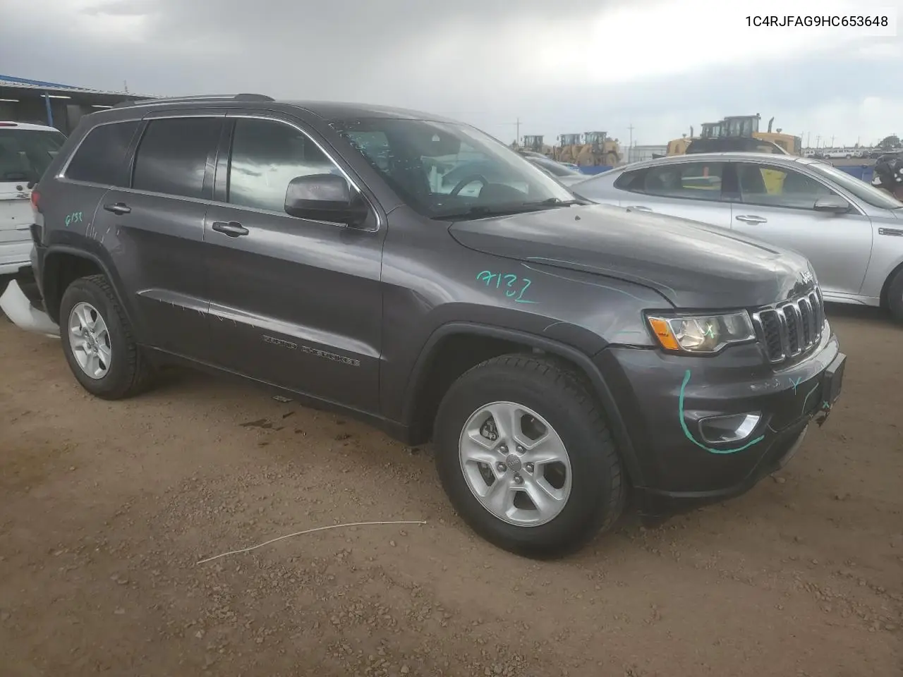 2017 Jeep Grand Cherokee Laredo VIN: 1C4RJFAG9HC653648 Lot: 63049635