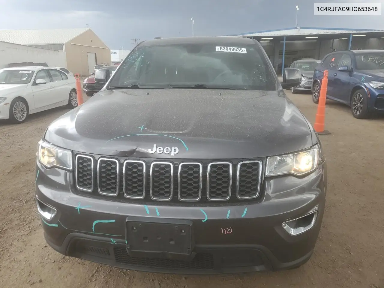 2017 Jeep Grand Cherokee Laredo VIN: 1C4RJFAG9HC653648 Lot: 63049635