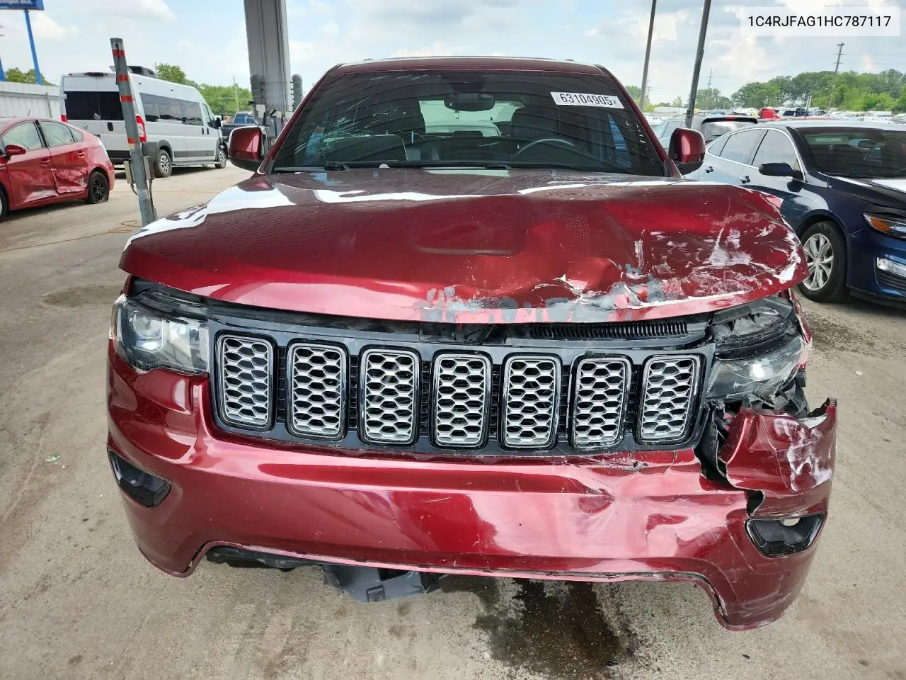 2017 Jeep Grand Cherokee Laredo VIN: 1C4RJFAG1HC787117 Lot: 63104905