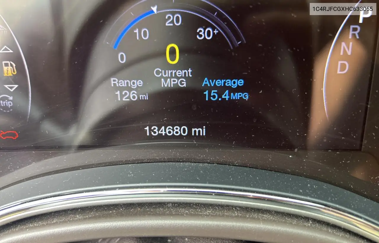 2017 Jeep Grand Cherokee Overland VIN: 1C4RJFCGXHC633065 Lot: 63276785