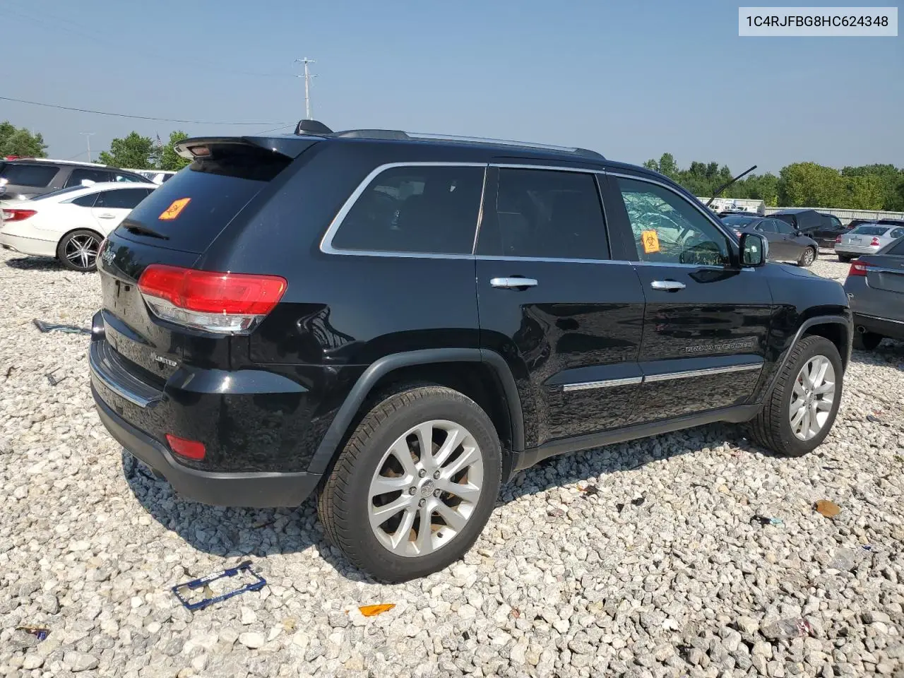 2017 Jeep Grand Cherokee Limited VIN: 1C4RJFBG8HC624348 Lot: 65615285