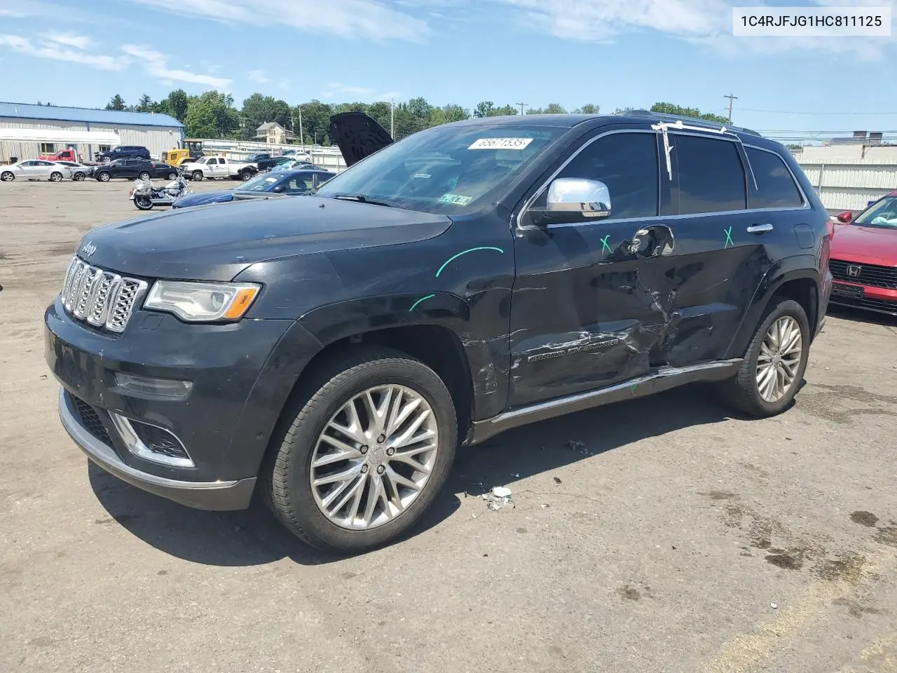 2017 Jeep Grand Cherokee Summit VIN: 1C4RJFJG1HC811125 Lot: 65671535